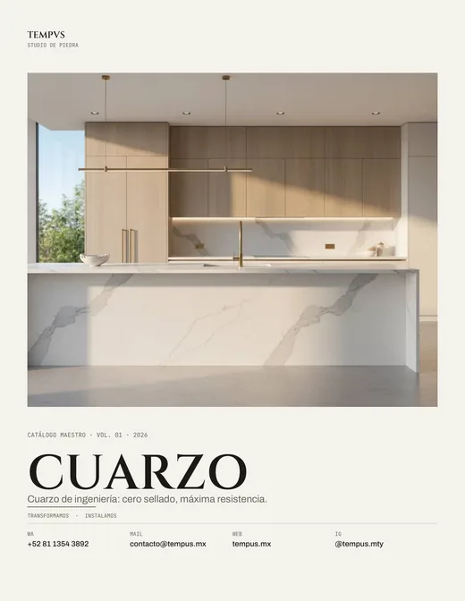 Portada catálogo Cuarzo Tempus