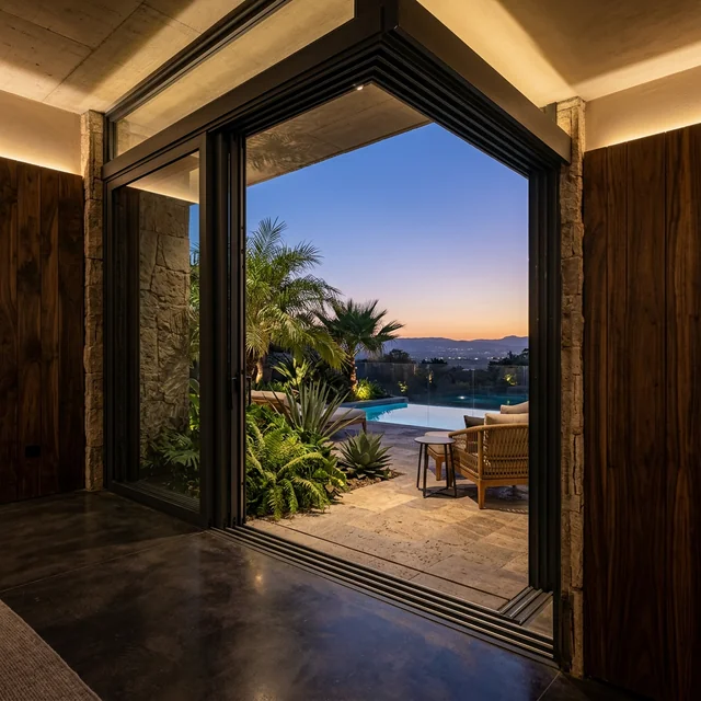 Puertas corredizas de aluminio para terraza