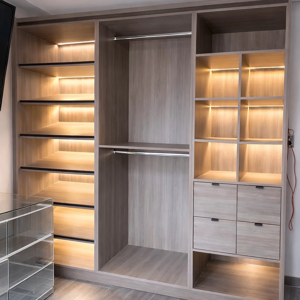 Closet y vestidor a medida Tempus Monterrey