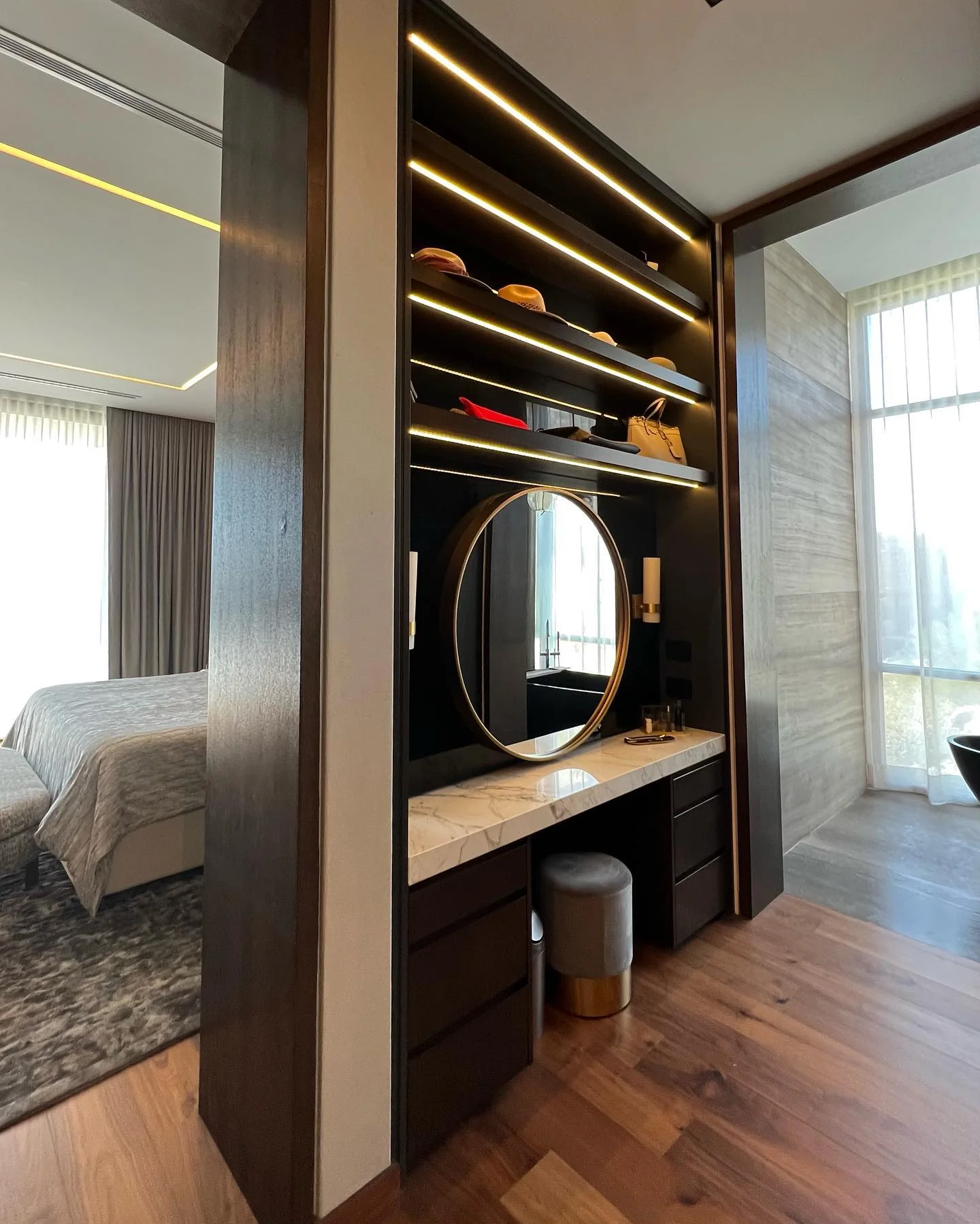 Closet y vestidor a medida Tempus Monterrey