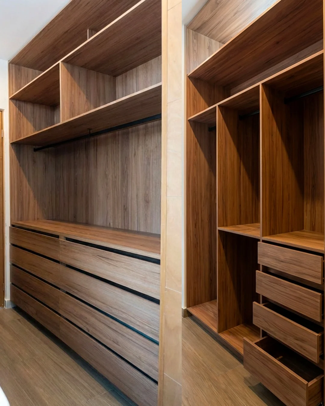 Closet y vestidor a medida Tempus Monterrey