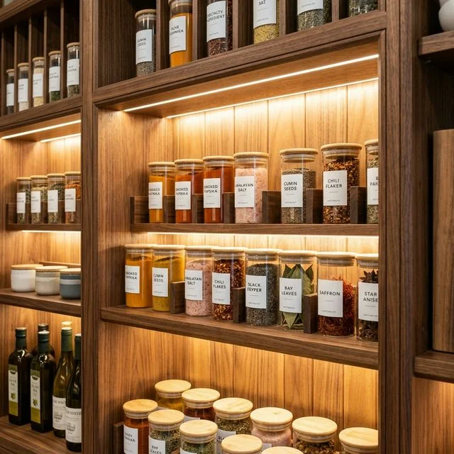 Alacena a medida con LED