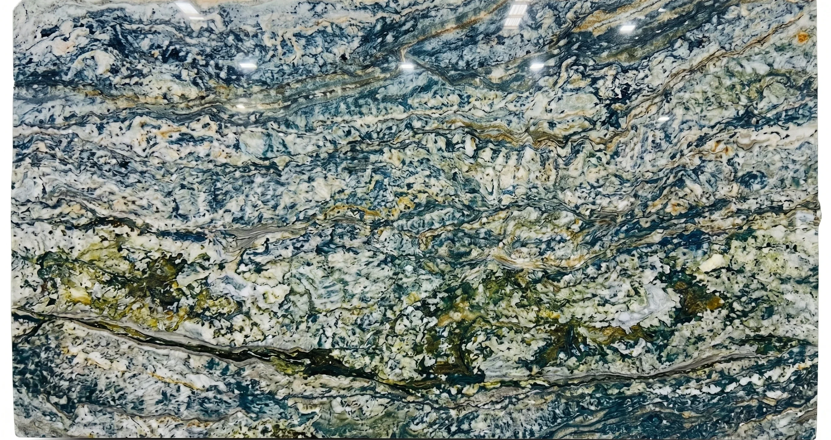 Referencia visual de cuarcita Azurite