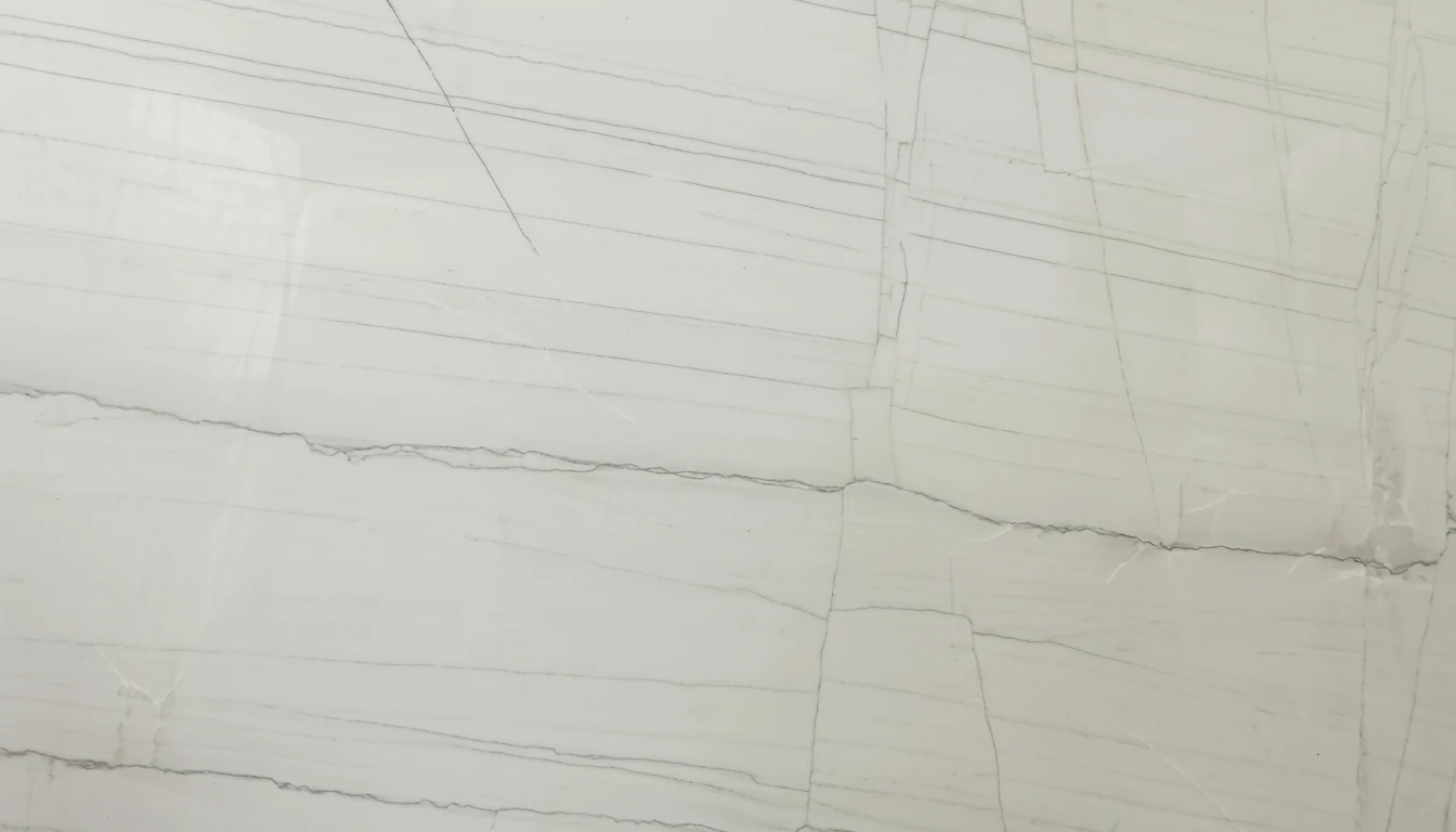 Referencia visual de cuarcita Bianco Supreme