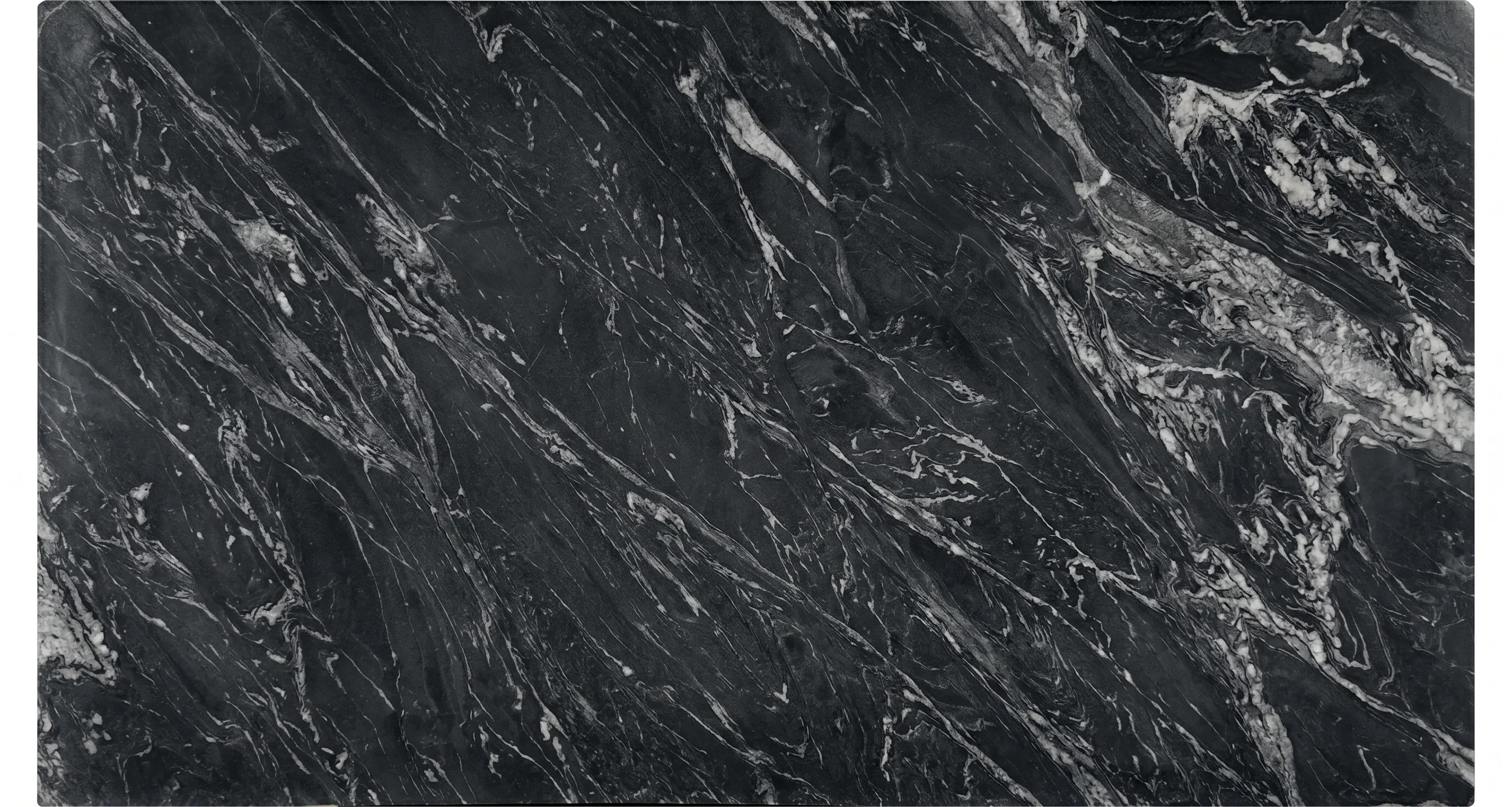 Referencia visual de cuarcita Black Mountain Leather