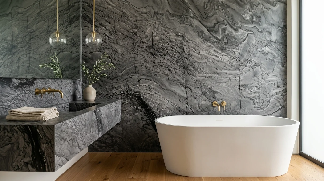 Blanda Black Fantasy Leather ambiente