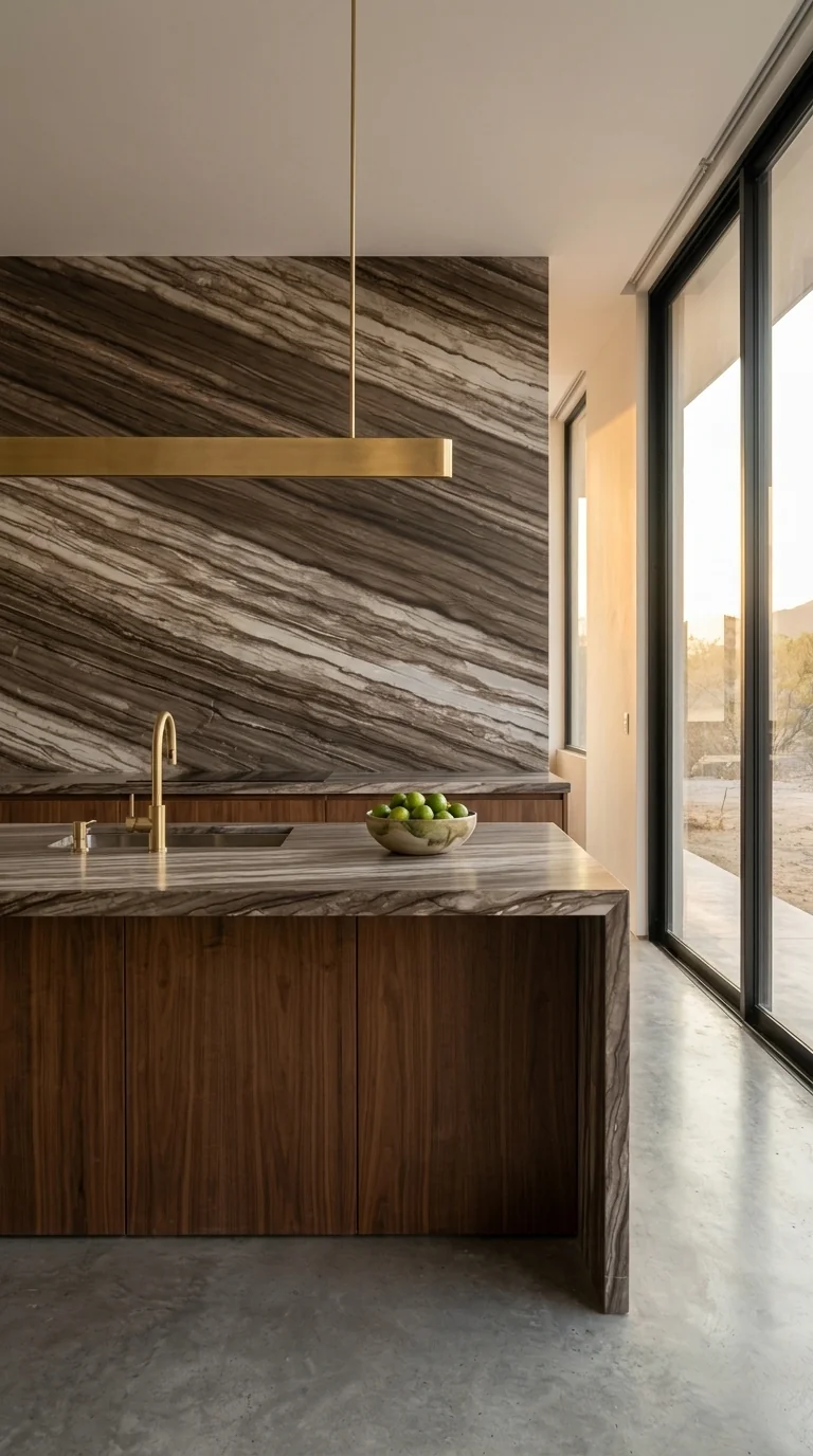 Blanda Sequoia Brown Leather ambiente
