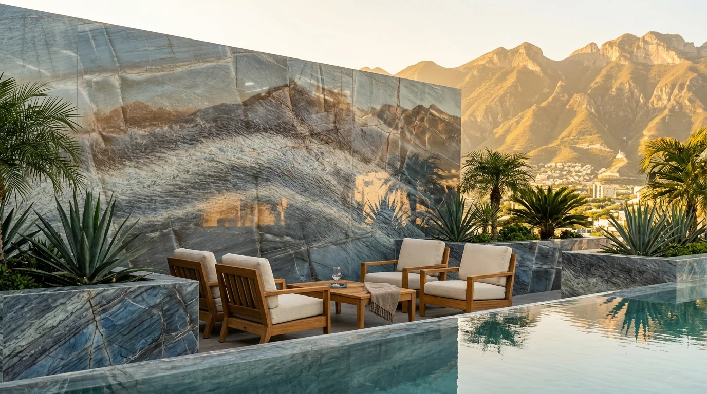 Cianite Blue ambiente