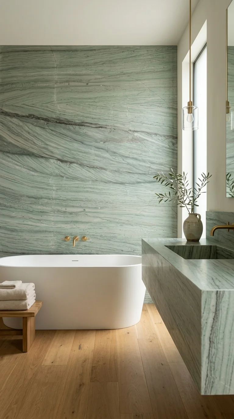 Ocean Green Leather ambiente