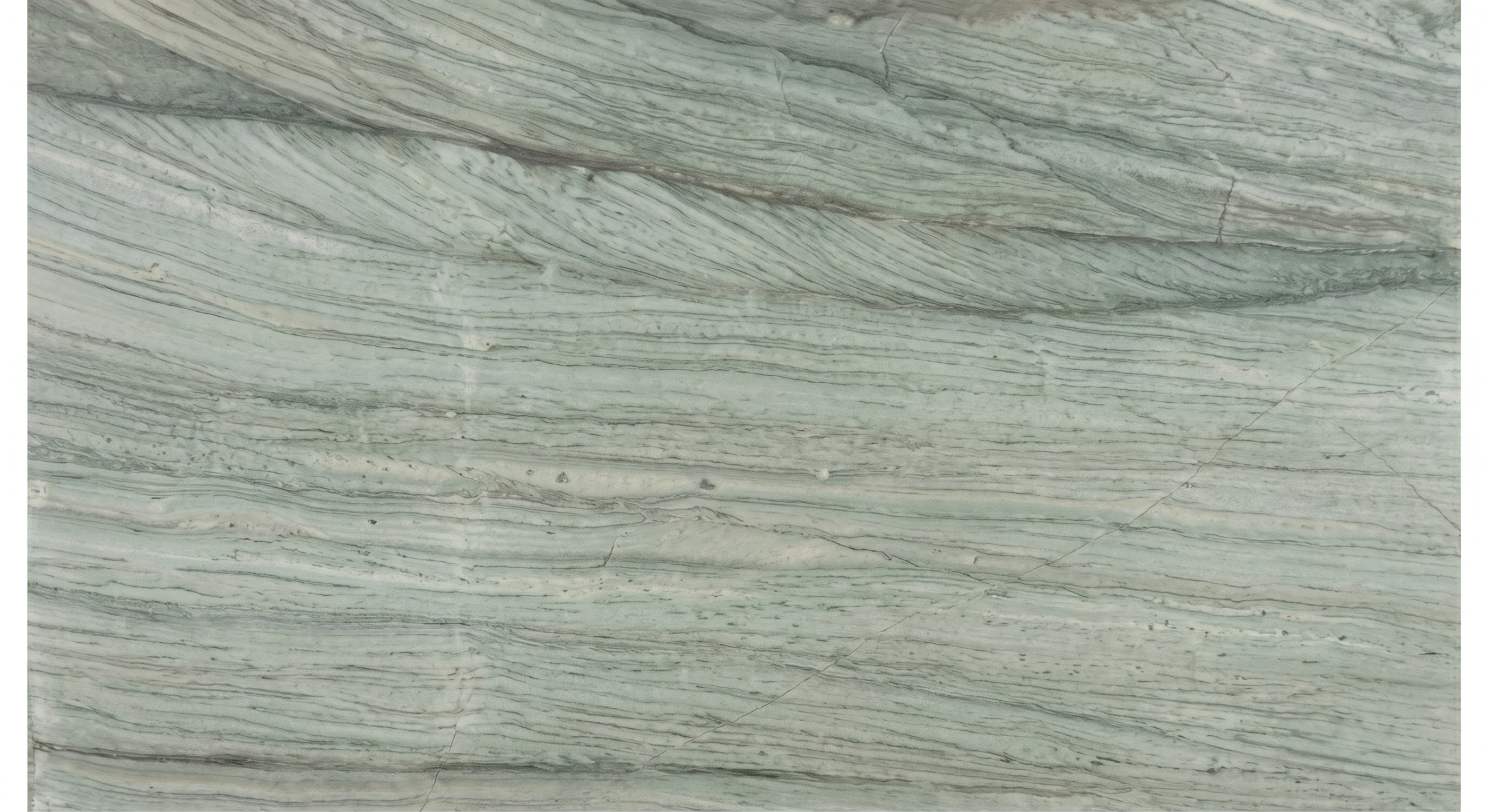 Referencia visual de cuarcita Ocean Green Leather