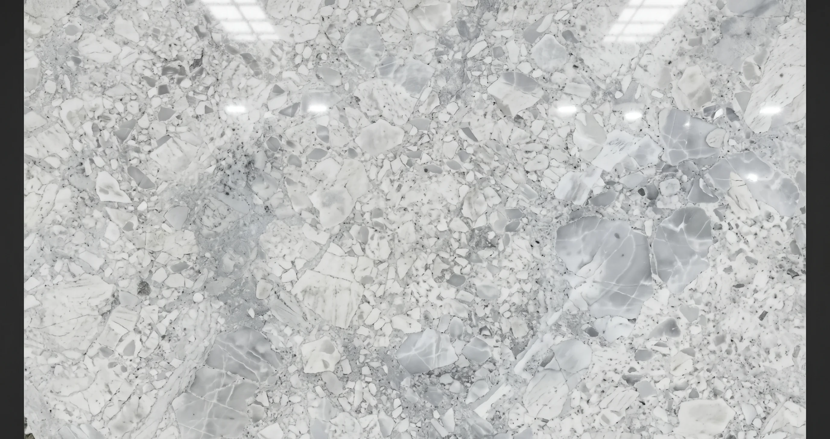Referencia visual de cuarcita Super White