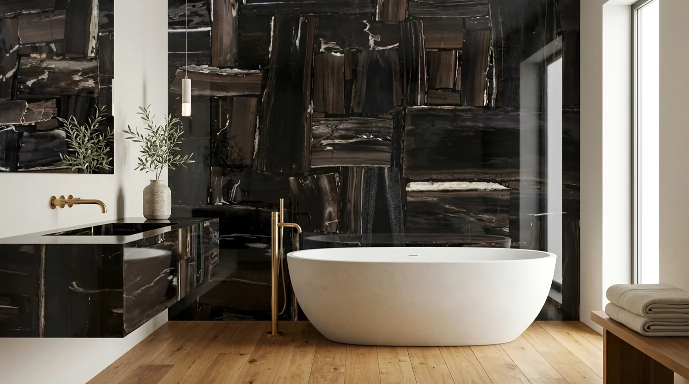 Black Petrified Wood ambiente
