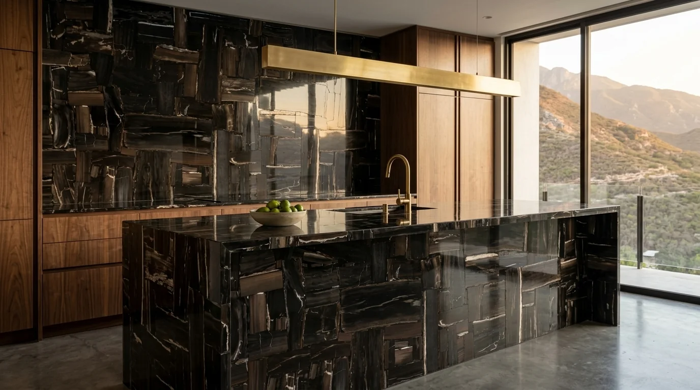 Black Petrified Wood ambiente