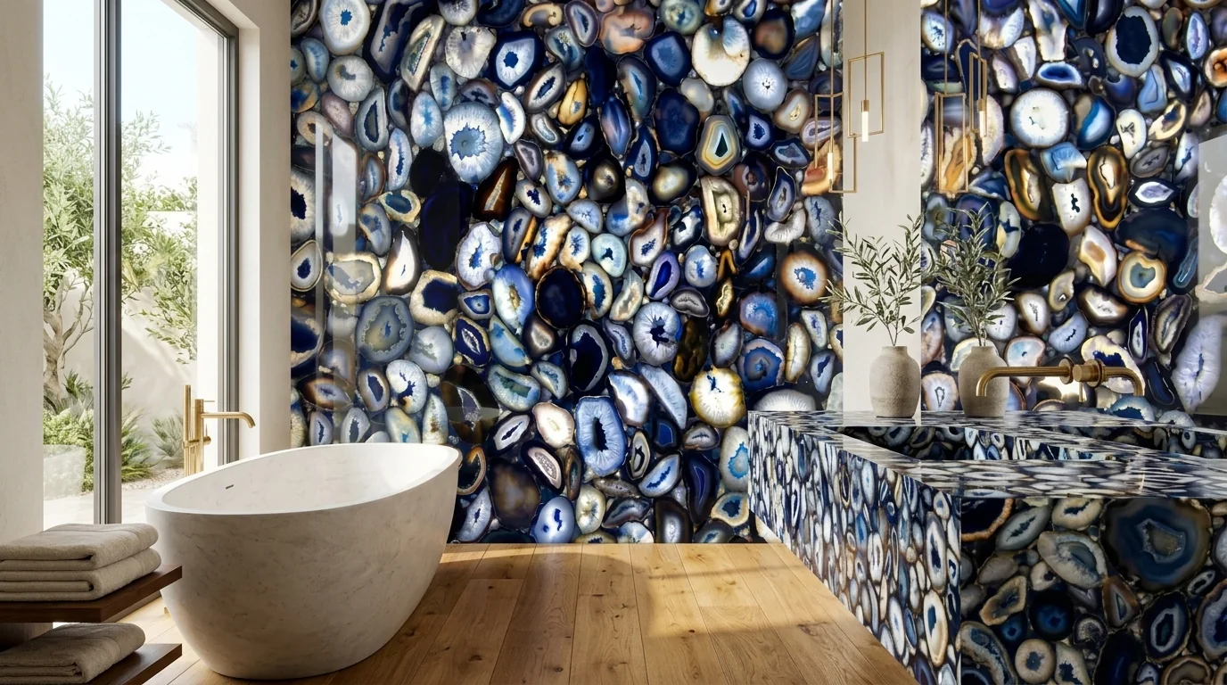 Blue Agate ambiente
