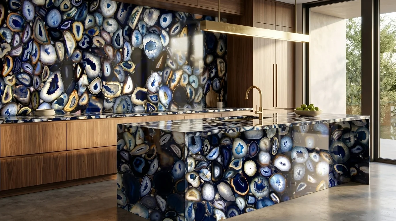 Blue Agate ambiente