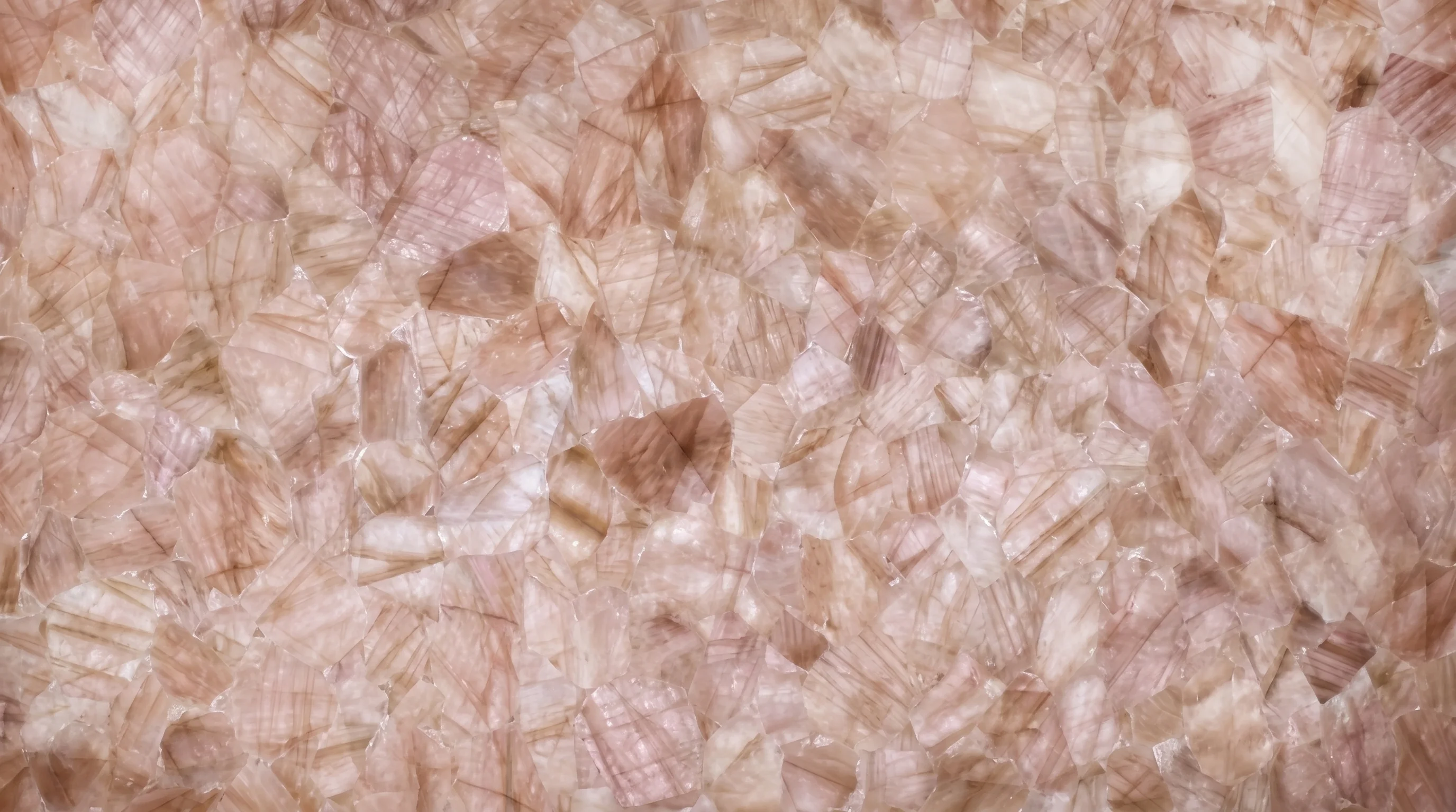 Referencia visual de piedra Rose Quartz