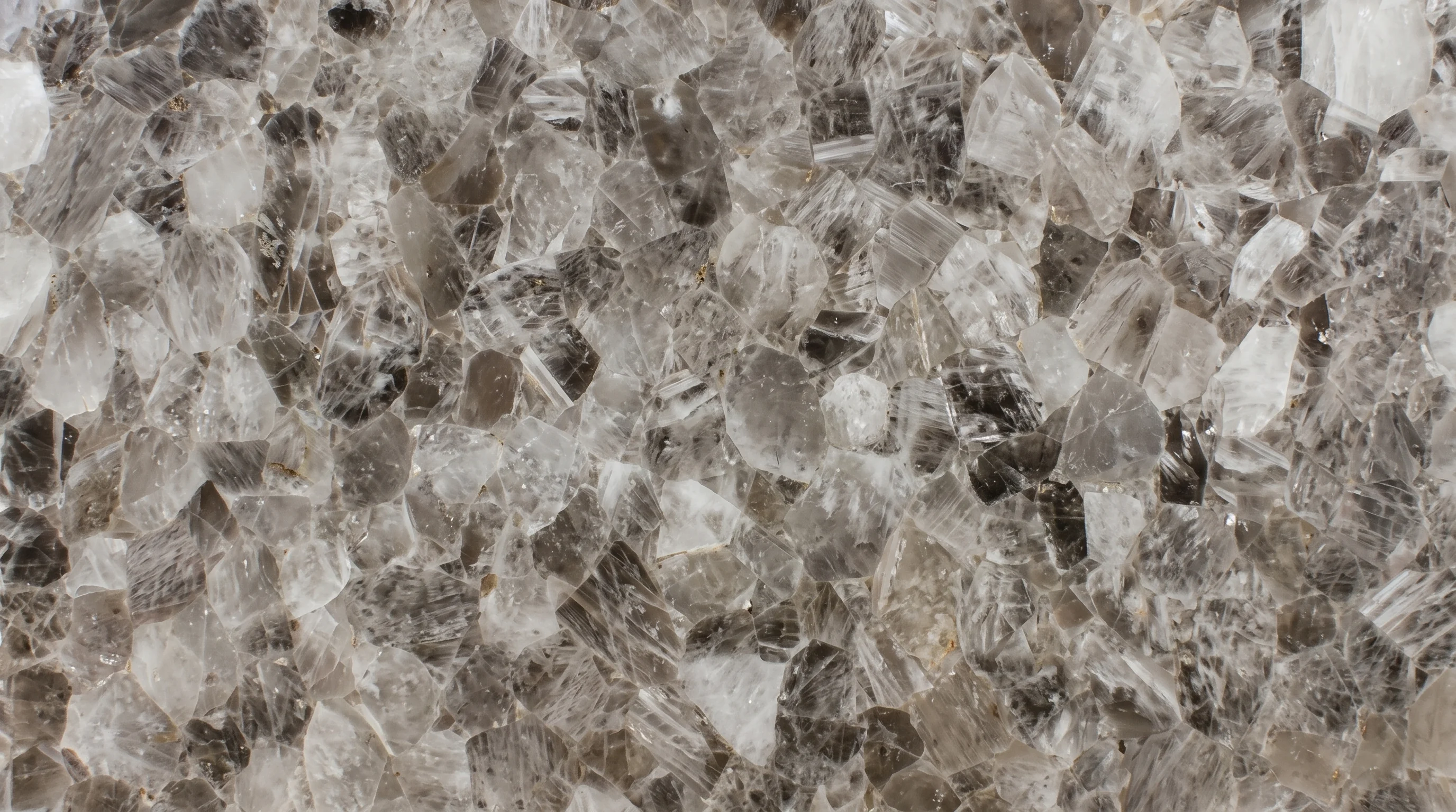 Referencia visual de piedra Smoki Quartz Light