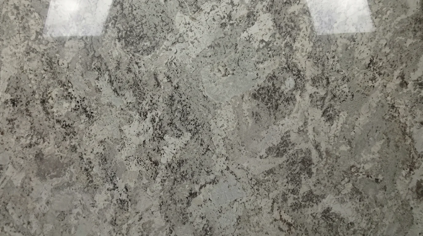 Referencia visual de granito Alaska White