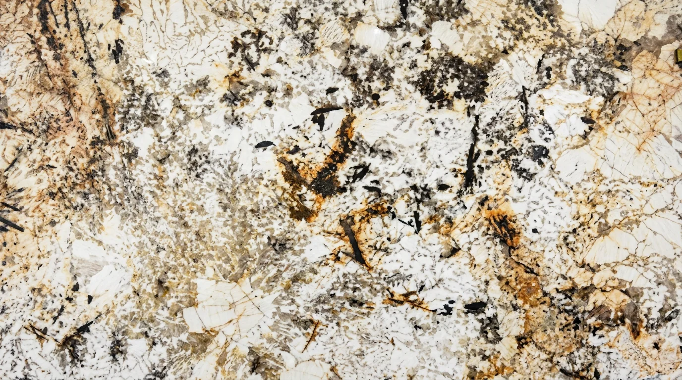 Referencia visual de granito Blanc du Blanc