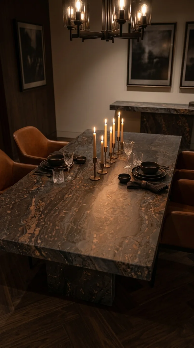 Cabernet Brown Leather ambiente