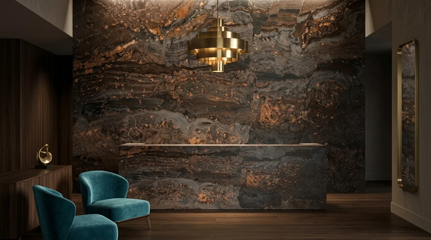 Cabernet Brown Leather ambiente
