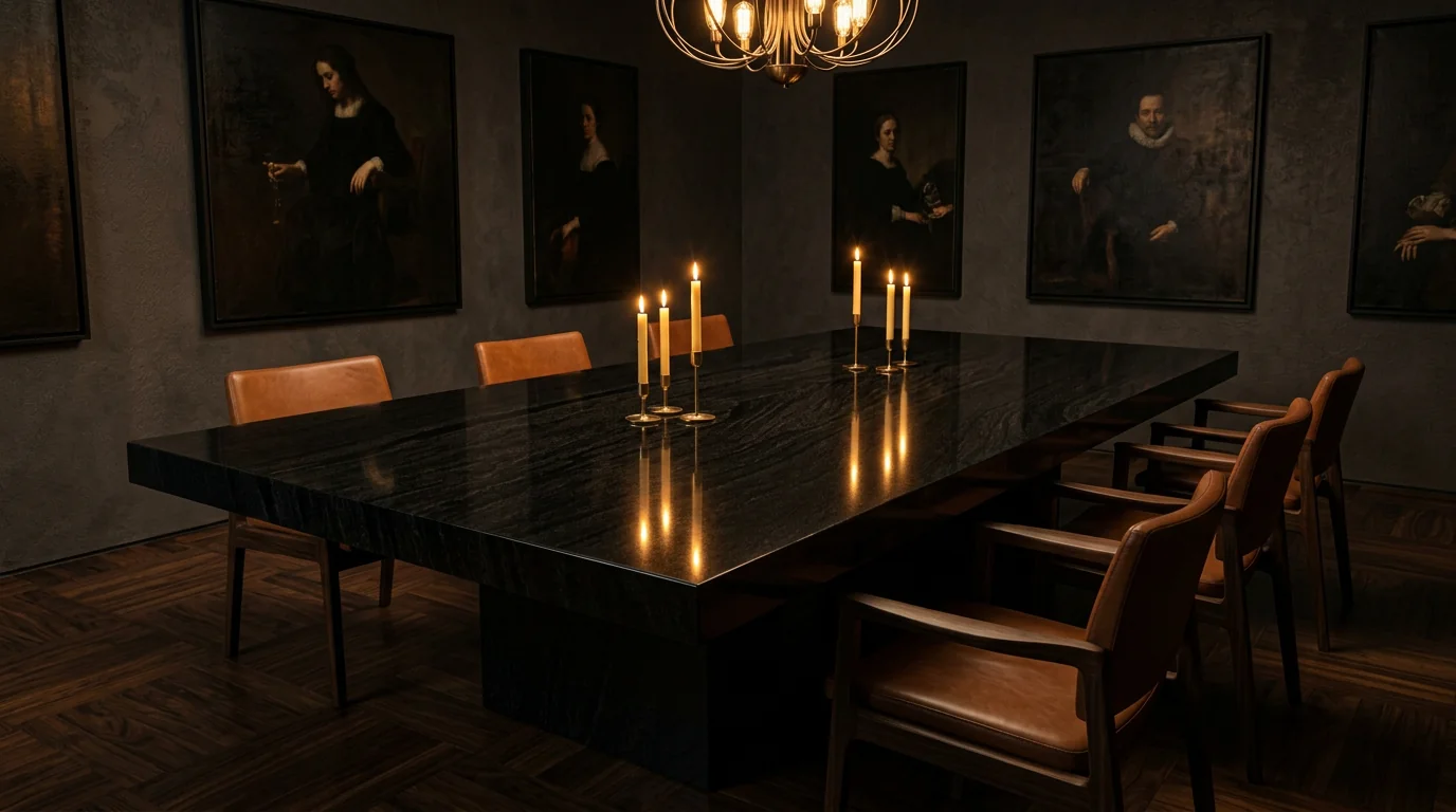 Negro Absoluto (Leather) ambiente