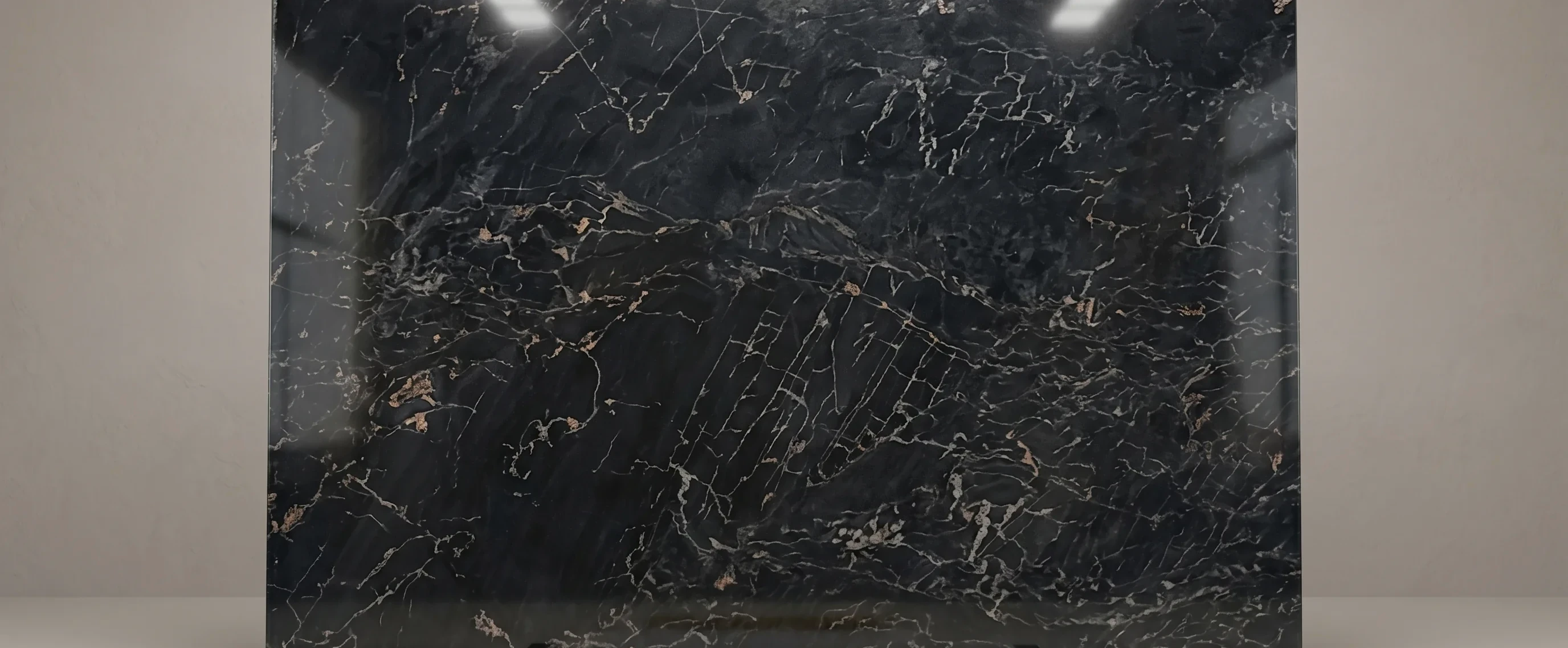 Referencia visual de granito Nera