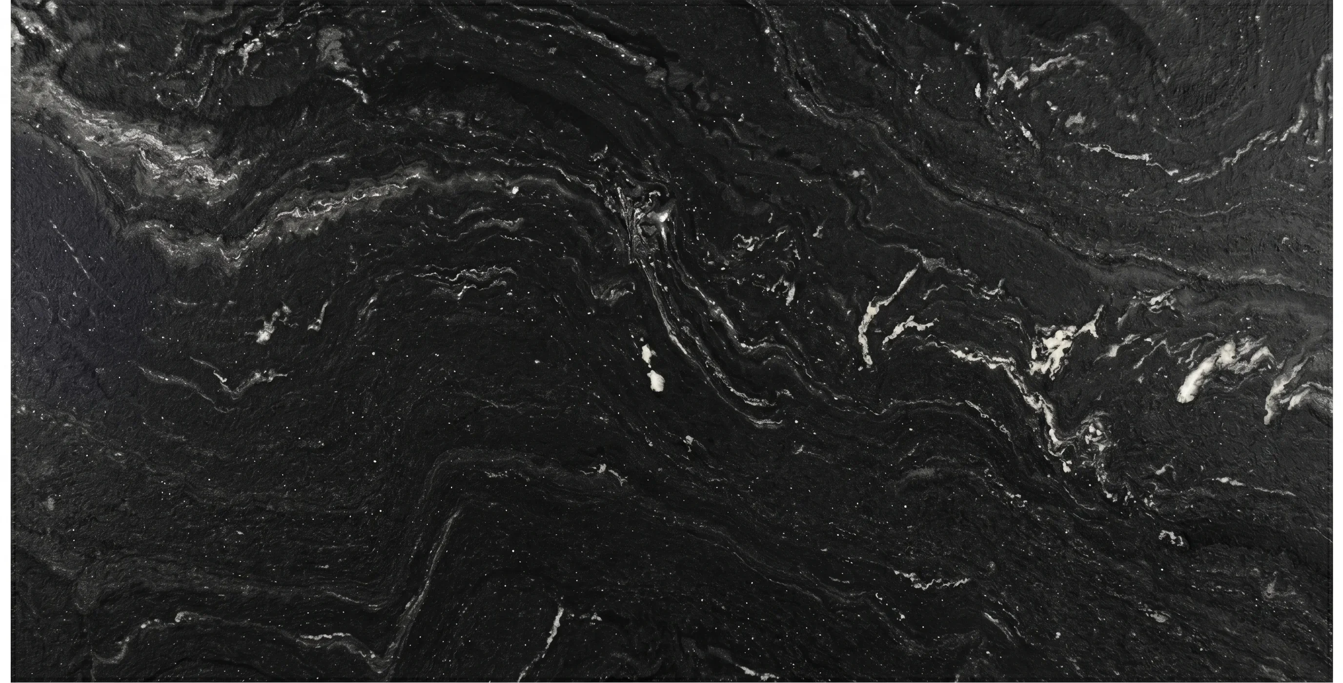 Referencia visual de granito Nero Venere Leather