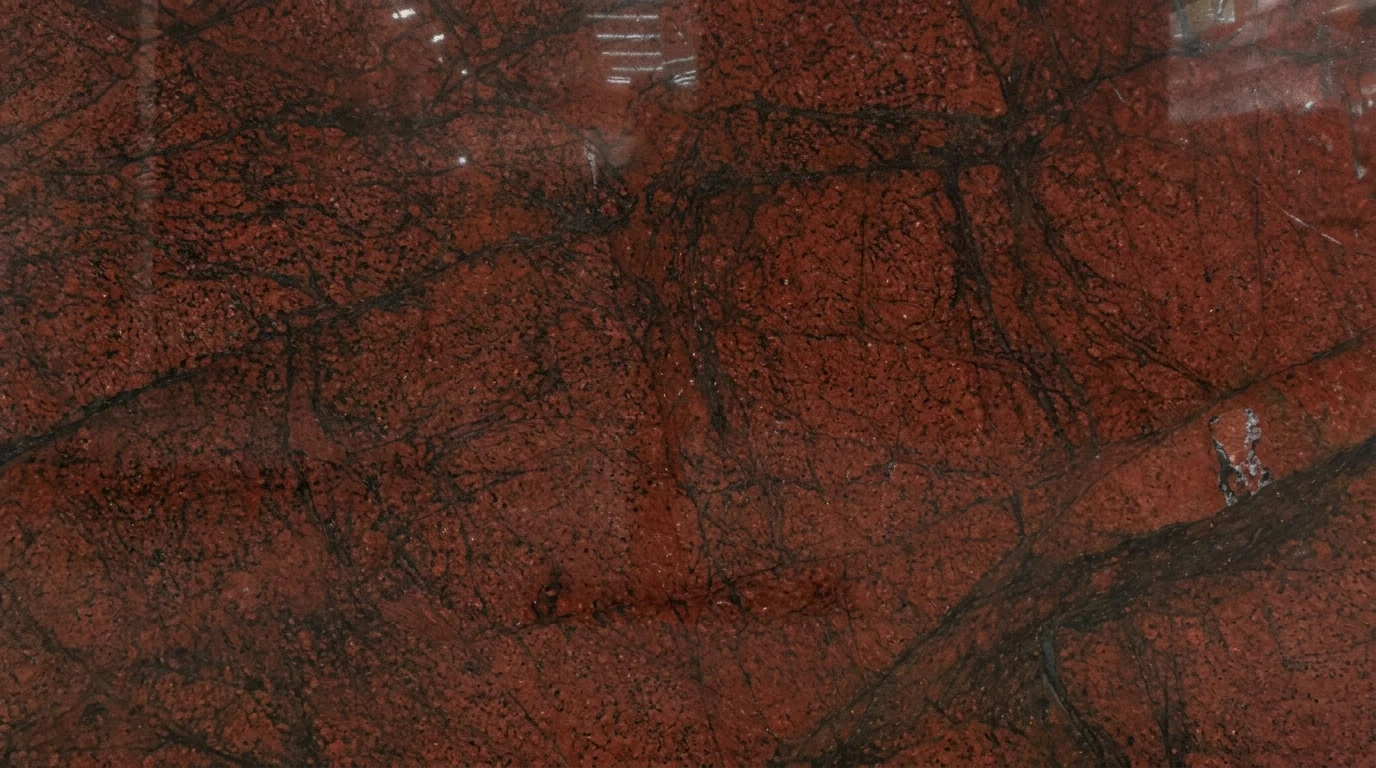 Referencia visual de granito Red Dragon