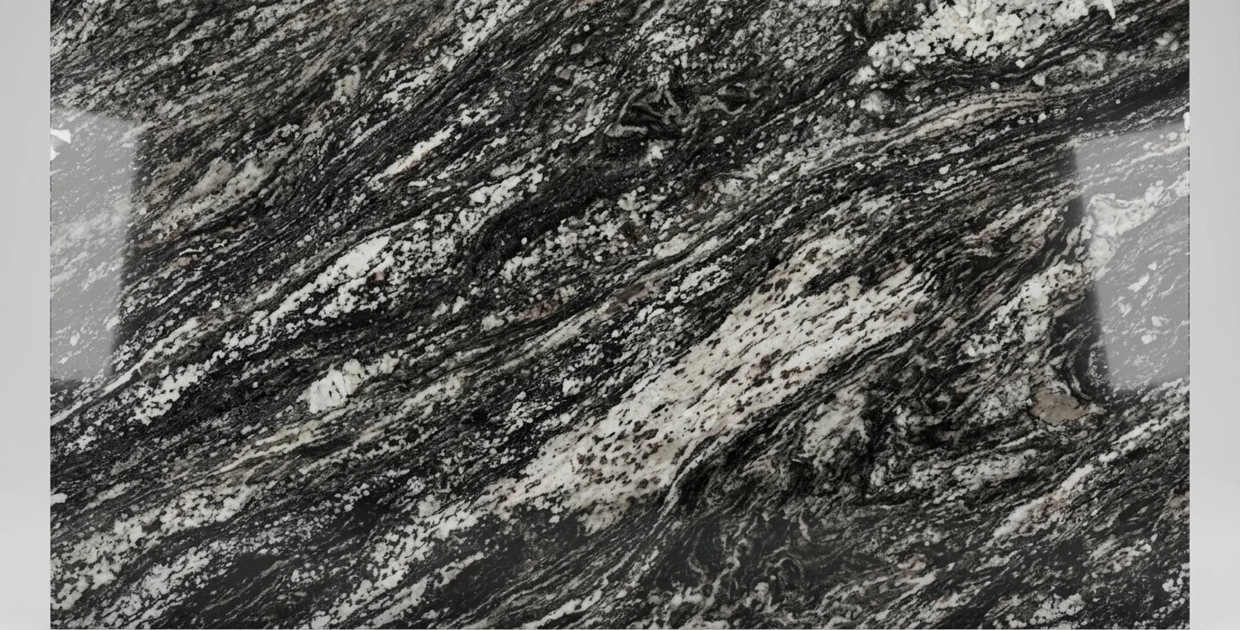 Referencia visual de granito Rocky Mountain