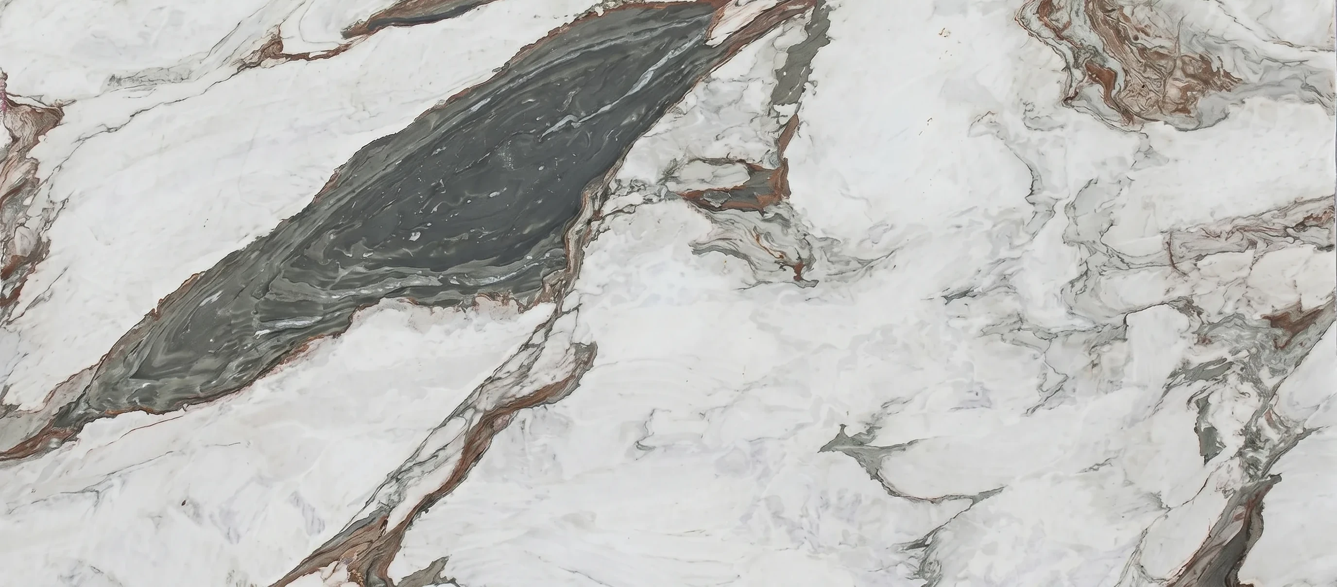 Referencia visual de mármol Calacatta Raffaello Mate