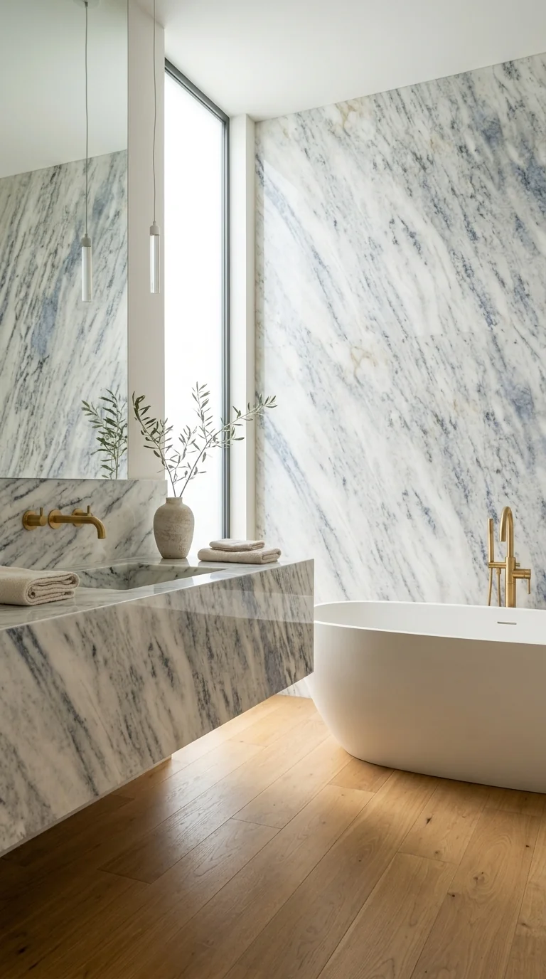 Calcite Bianca Classic ambiente