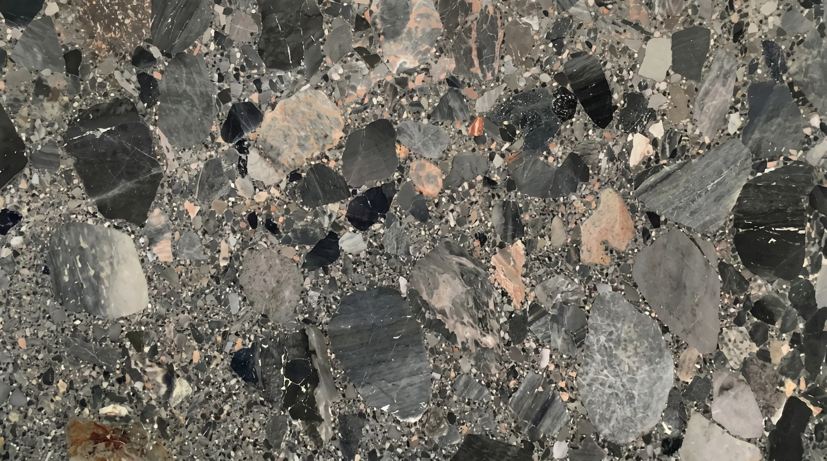 Referencia visual de mármol Ceppo Grey Mate