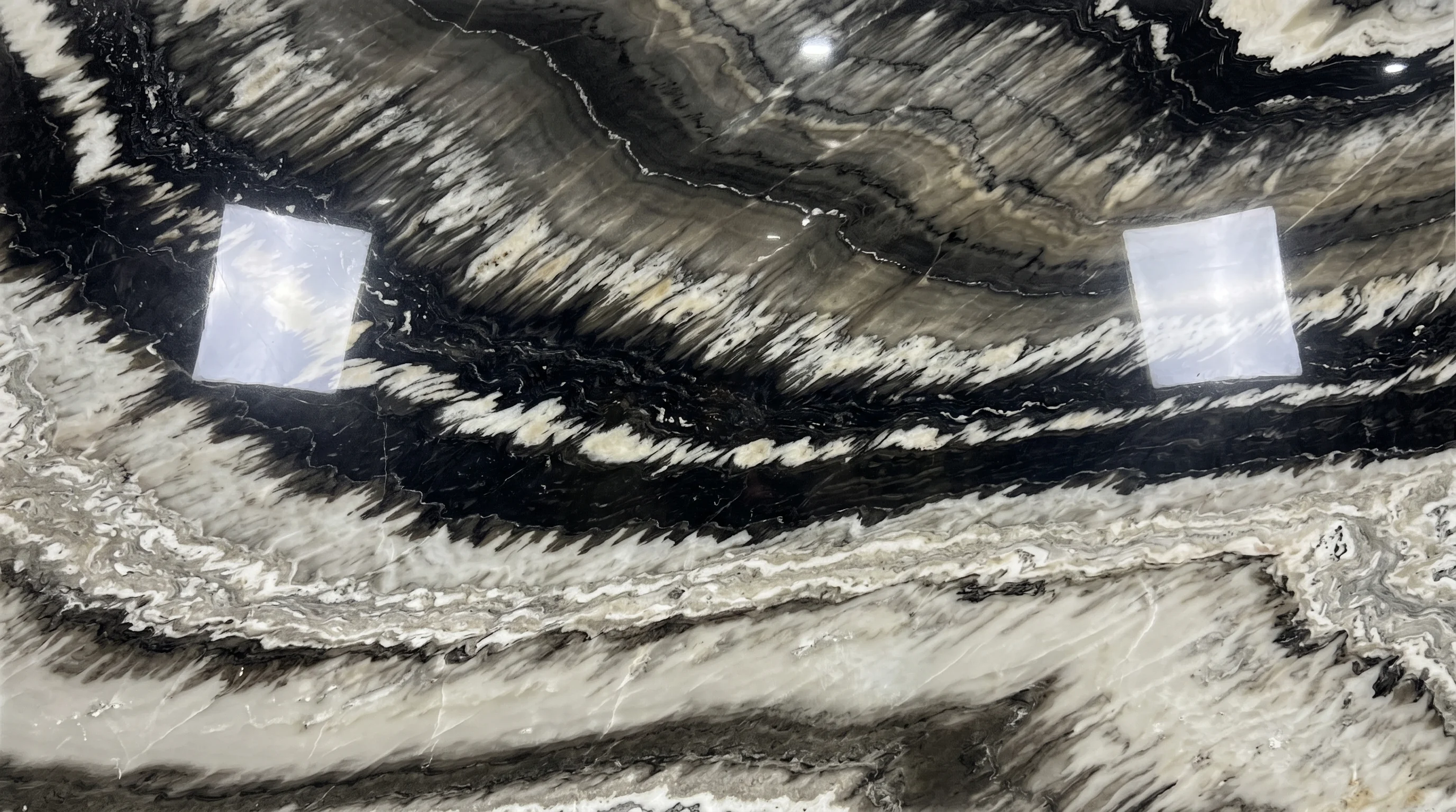 Referencia visual de mármol Cipollino Greywave