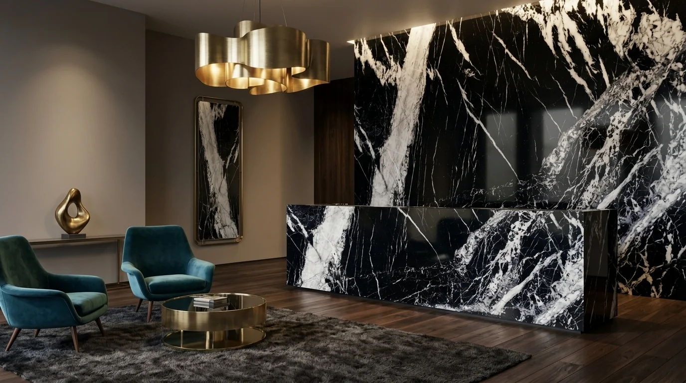 Negro Marquina Fantastico ambiente