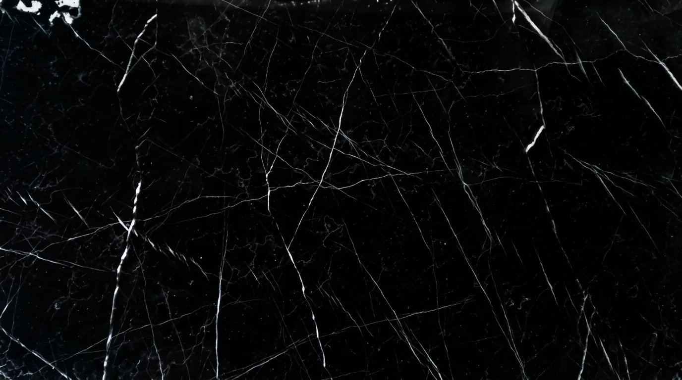 Referencia visual de mármol Negro Querétaro (Pulido)