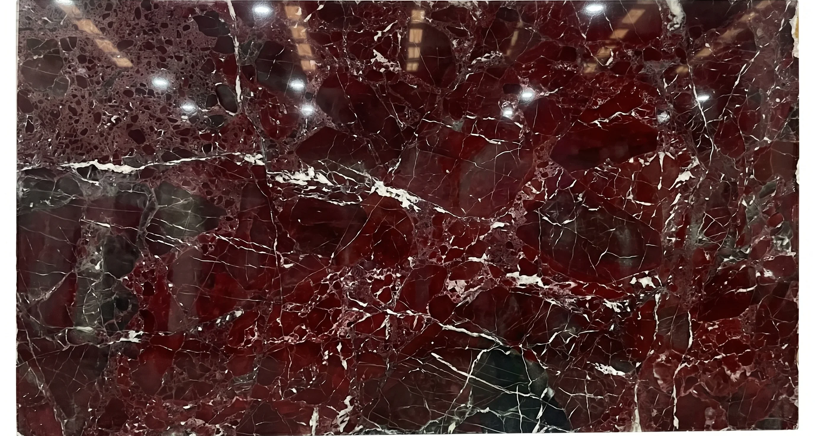 Referencia visual de mármol Rosso Levanto A