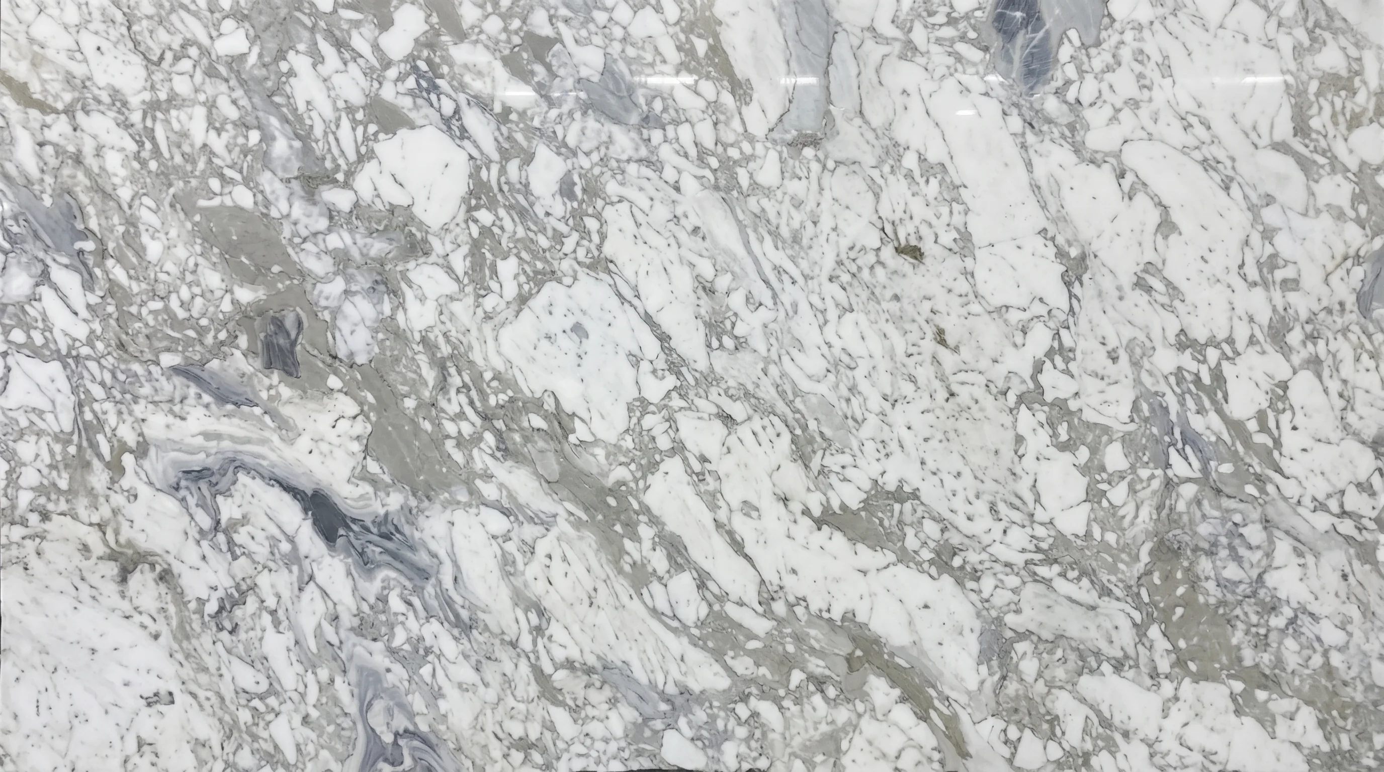 Referencia visual de mármol Santorini Arabescato