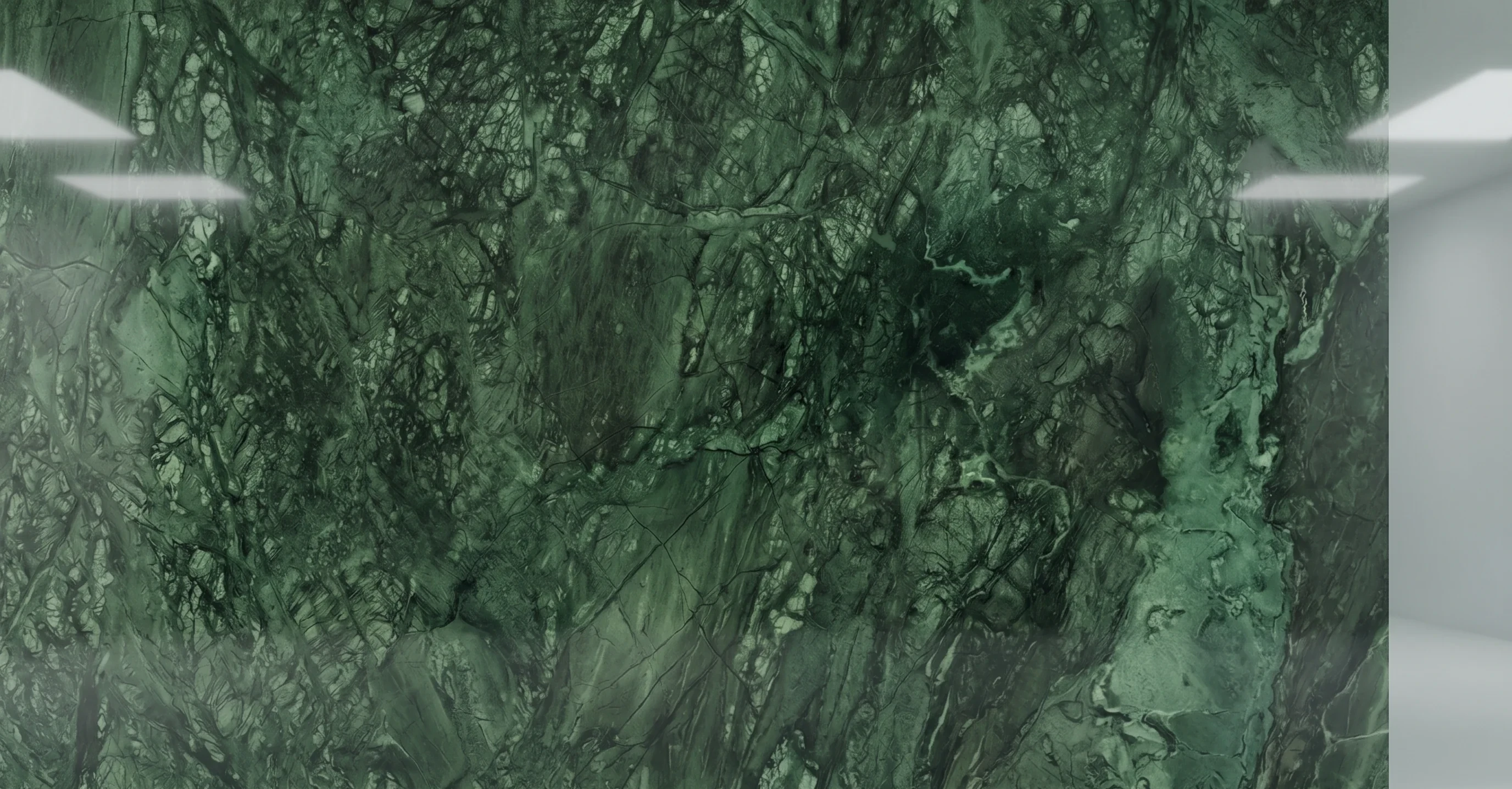 Referencia visual de mármol Verde Imperiale