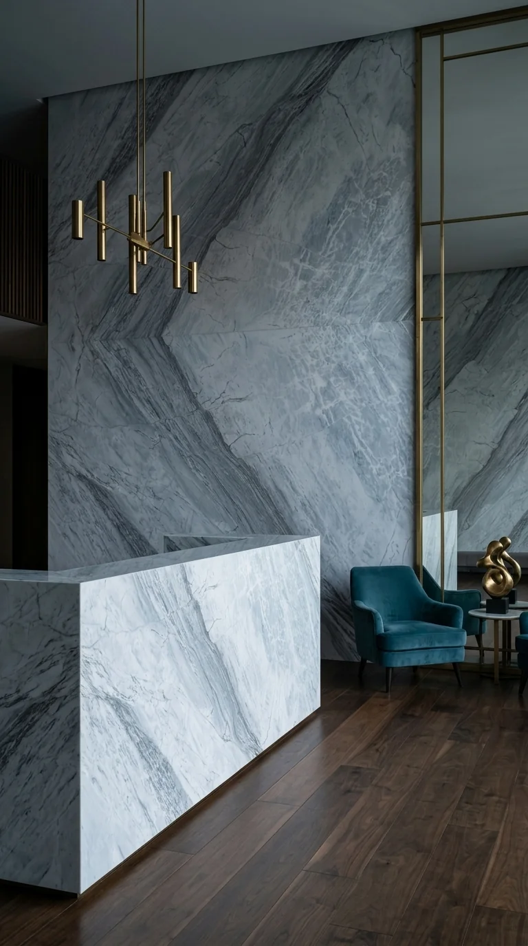 Volakas Blue ambiente