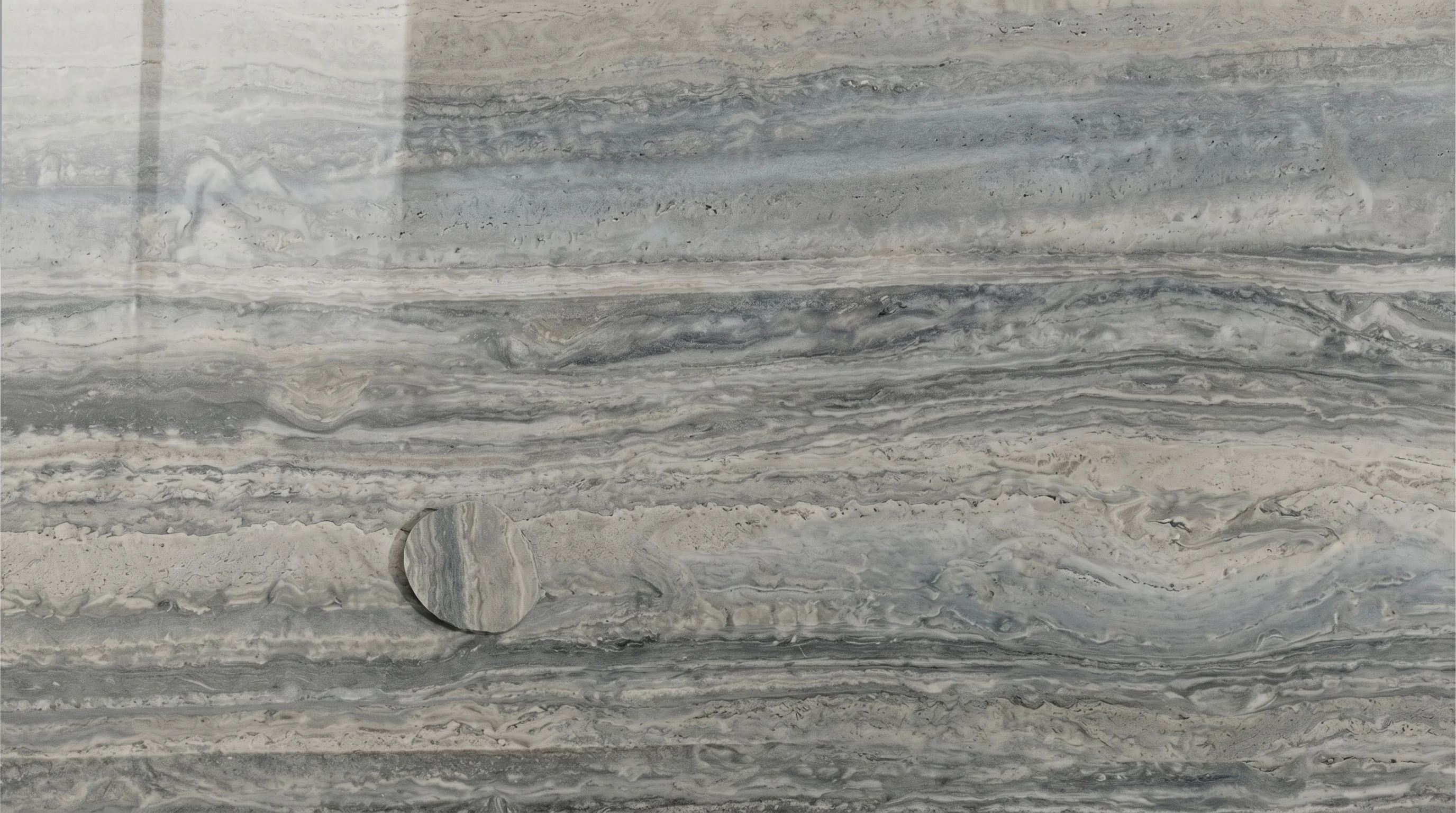 Referencia visual de travertino Ocean Blue