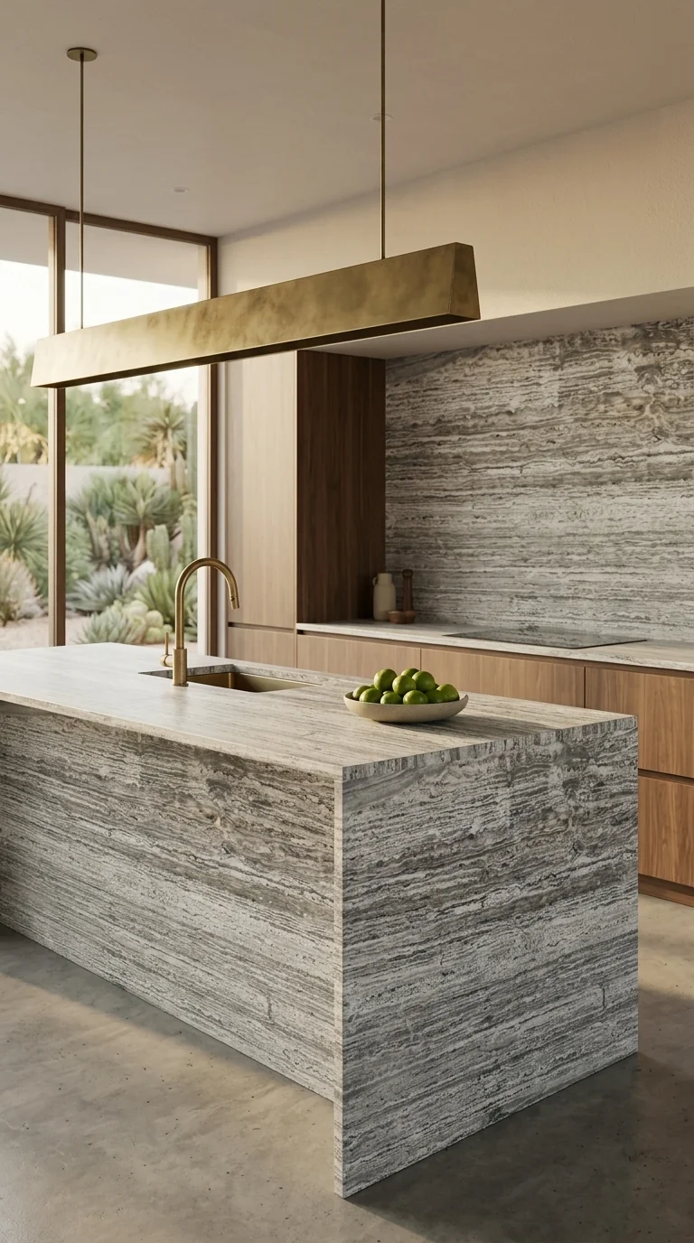 Travertino Silver Mate ambiente
