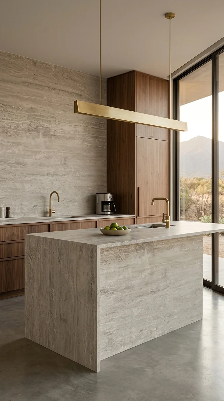 Travertino Veracruz Vena Mate ambiente