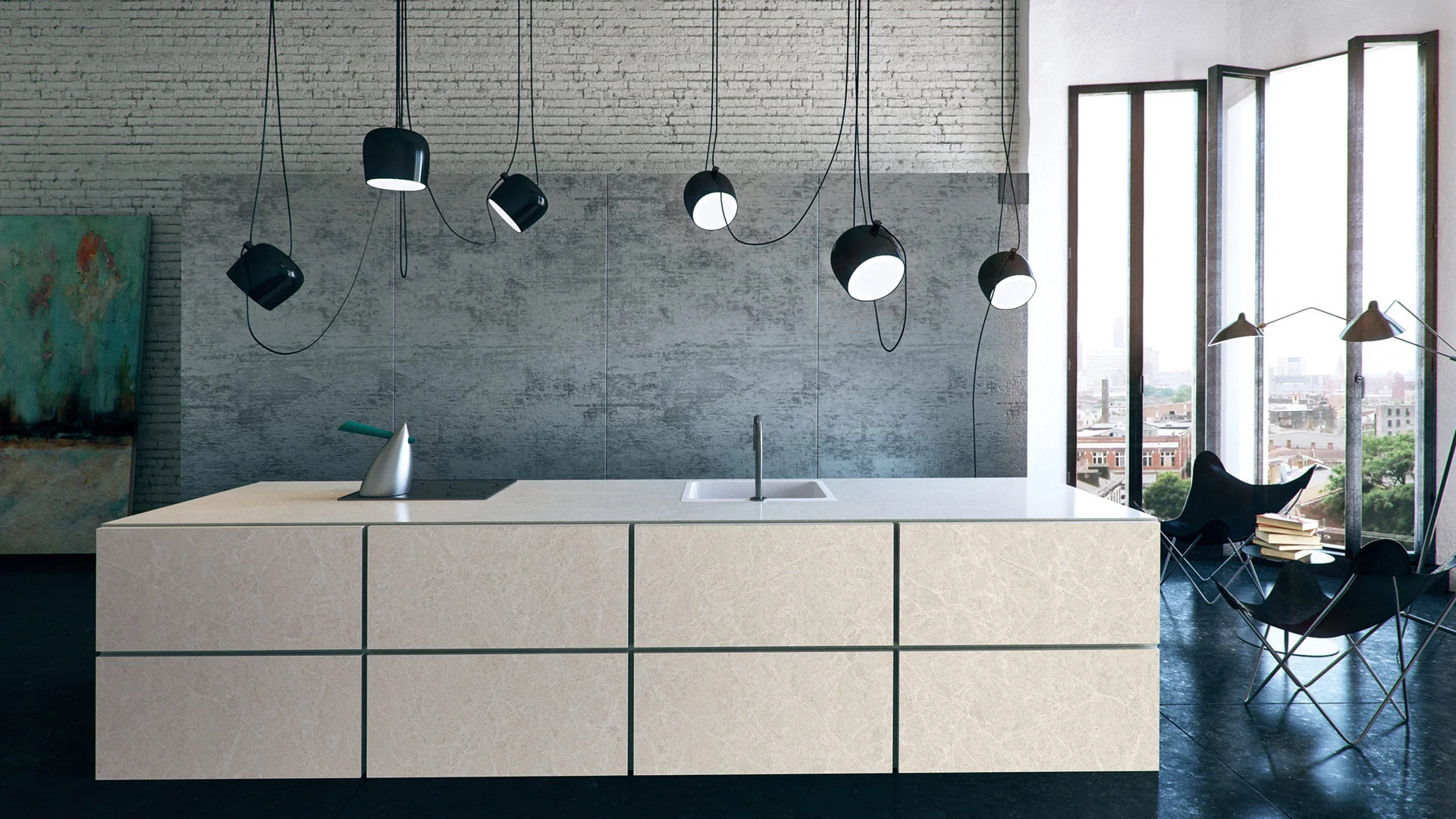 Cosmopolitan White — Cuarzo Caesarstone