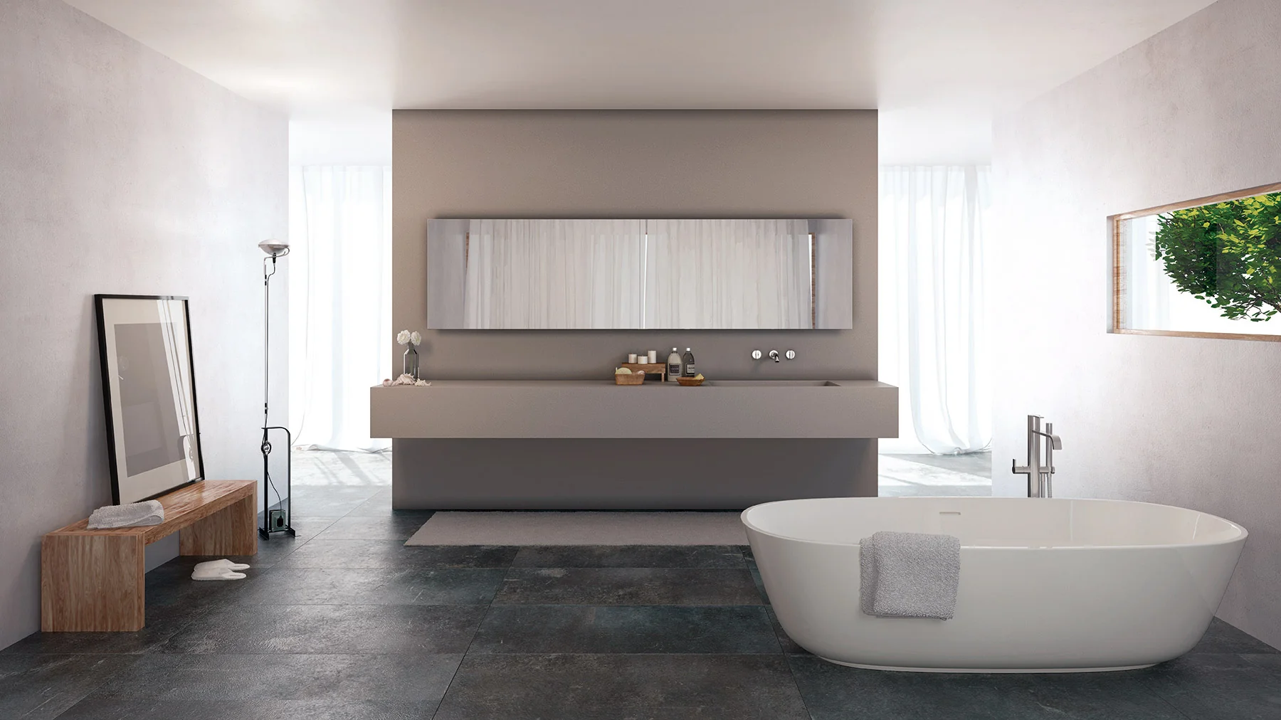 Sleek Concrete ambiente 2