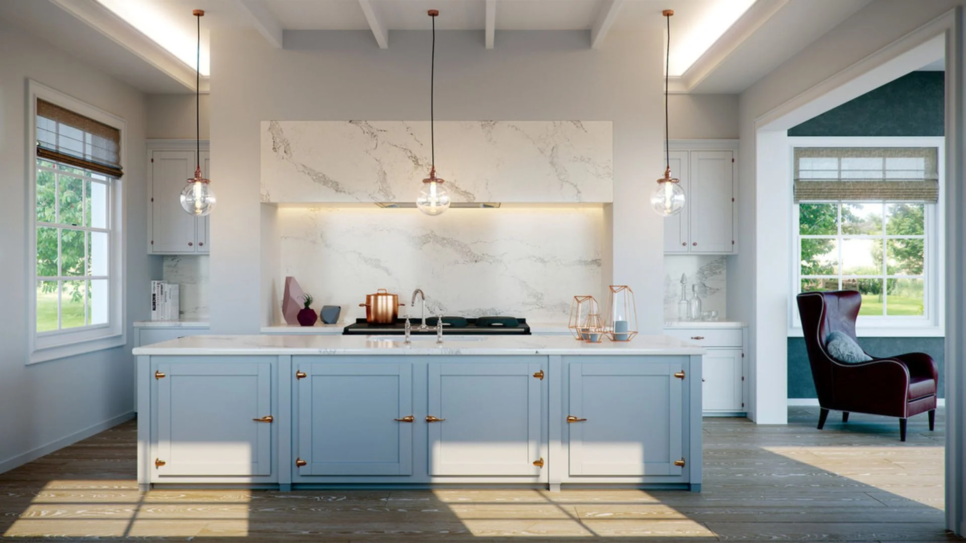 Statuario Maximus — Cuarzo Caesarstone