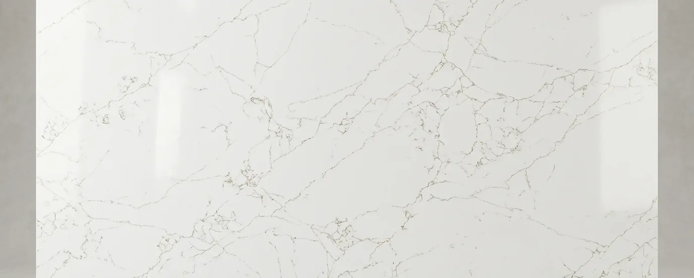 Placa de piedra sinterizada Chrome White Tempus Collection
