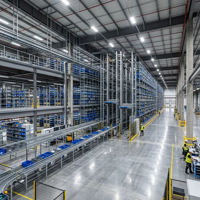 Nave y obra industrial construida por Tempus en Monterrey