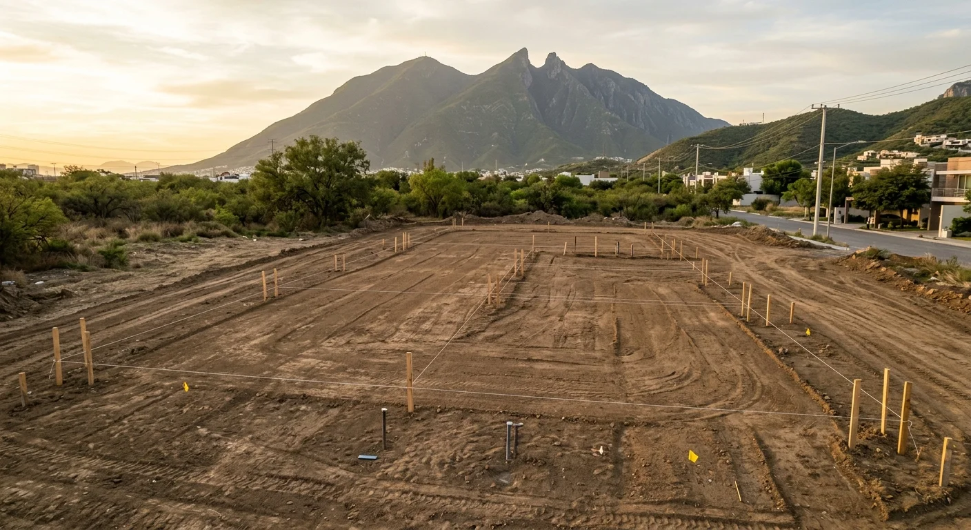 Preparación y nivelación del terreno