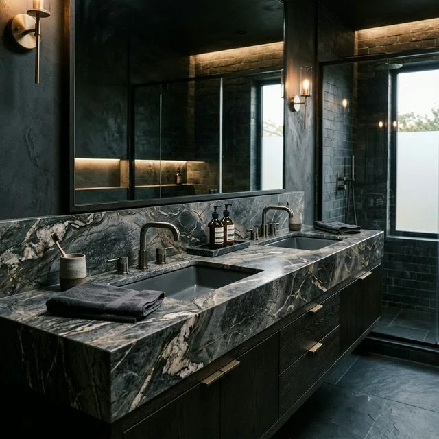 Vanity de Baño en Mármol